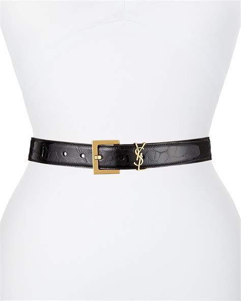 ysl black belt women|ysl belt size chart.